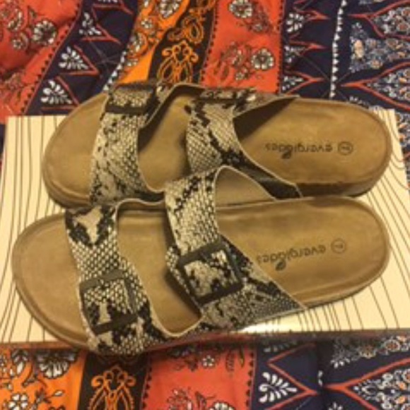 Size 7 left Everglades Birk Snake Sandals - Picture 4 of 8